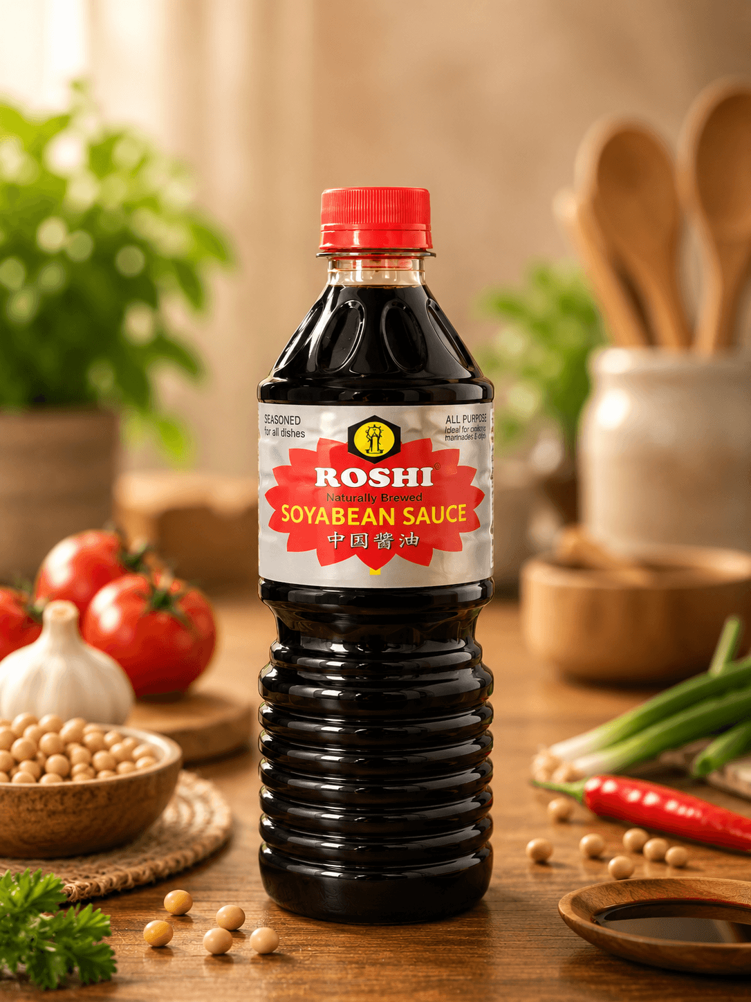 Roshi Soya Sauce, 370 gm
